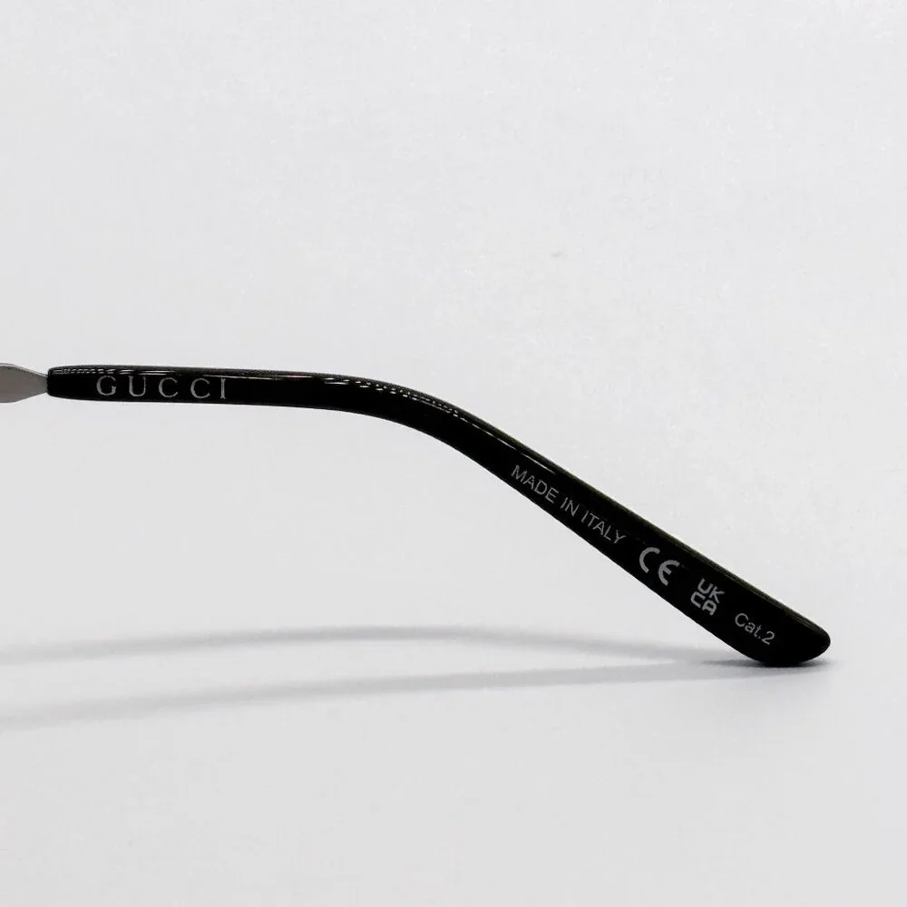 NEW GUCCI SUNGLASSES SILVER UNISEX EYEWEAR GUCCI GG1881S 004